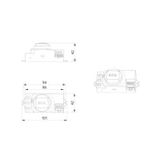 BEG Brück Electronic - Bewegungsmelder/Präsenzmelder komplett Hochfrequenzmelder HF-MD1