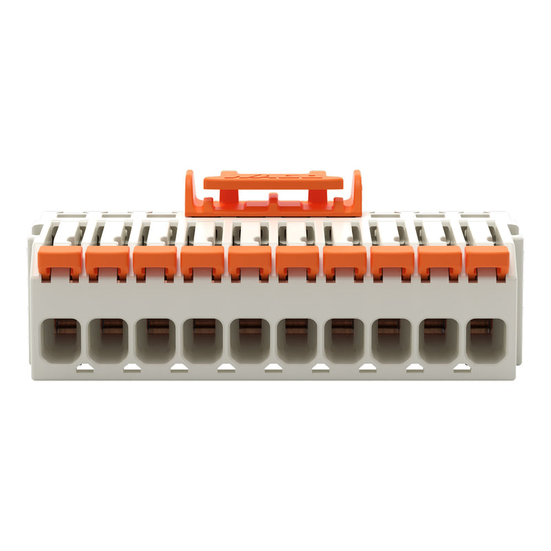 WAGO - Kabelsteckverbinder für Leiterplattensteckverbinder 1-Leiter-Federleiste,Hebel 27341110328000335000 PushinCAGECLAMP,lgr − 50 Stück