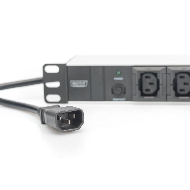 DIGITUS - Power distribution unit (PDU) DIGITUS Steckdosenleiste DN-95404 10fach IEC Alu 1HE