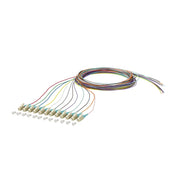 Metz Connect - LWL-Pigtail OpDat Faserpigtail OM3 LC 50/125, OM3, 2m 50/125, 2m − 12 Stück