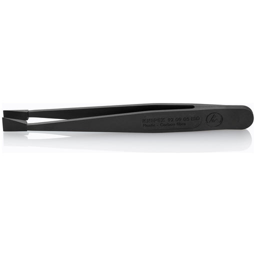Knipex - Pinzette Kunststoffpinzette 92 09 05 ESD ESD Glatt 115 mm − 1 Stück