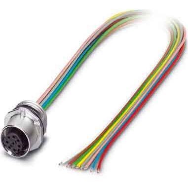 Phoenix Contact - Rundsteckverbinder, feldkonfektionierbar (Industriesteckverbinder) Einbausteckverbinder SACC-E-FS-8 #1523476 Sensor-/Aktor-Wandd.