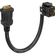 Rutenbeck - Einsatz/Abdeckung für Kommunikationstechnik Kommunikationsadapter KMK-HDMI KP rw Keystone − 1 Stück