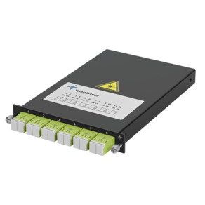 Telegärtner - System-Patchpanel LWL HD3-ES Spleiß-Modu 100022375 0,5 HE 6xLC-D OS2/PC