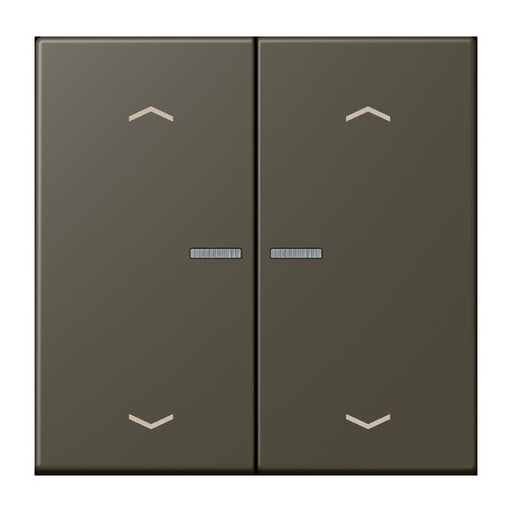 Jung - Bedienelement intelligent Taster mit Pfeilsymbolen BT LC 17102 P 241 ombre naturelle 31
