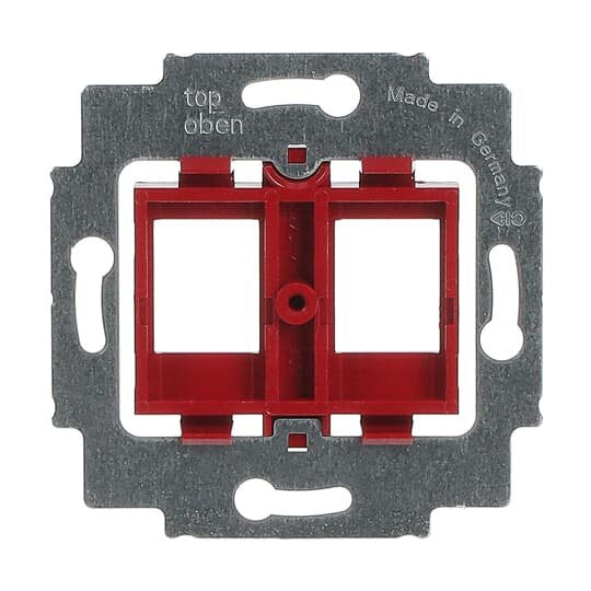 Busch-Jaeger - Einsatz/Abdeckung für Kommunikationstechnik Tragring f.Modular-Jack 1812 roter Sockel