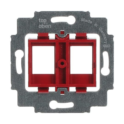 Busch-Jaeger - Einsatz/Abdeckung für Kommunikationstechnik Tragring f.Modular-Jack 1812 roter Sockel