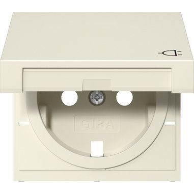 Gira - Zubehör/Ersatzteile für Installationsschalterprogramme Abd. SCHUKO-Steckd. KD 492201 Cremeweiß