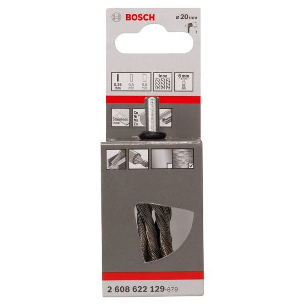 Bosch - Rotierende Drahtbürste PRO Stainless Steel heavy 2608622129 Pinselbürste gerader