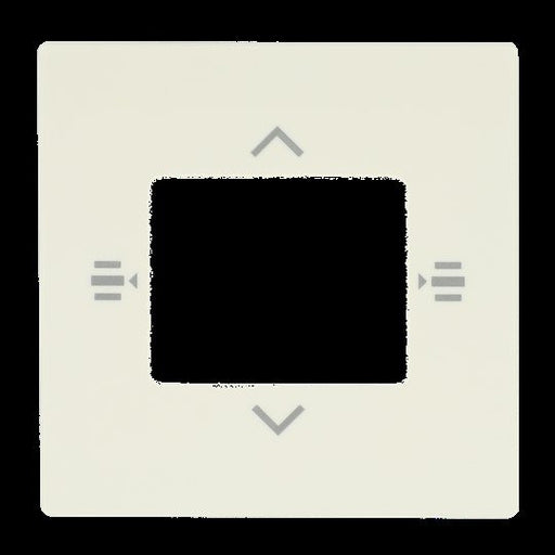 Busch-Jaeger - Einsatz/Abdeckung für Kommunikationstechnik Zentralscheibe elf/ws 6108/61-82 7-fach KNX