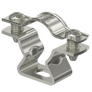 OBO Bettermann - Befestigungsschelle für Kabel/Rohre Abstandschelle ASL 733 20 A2 mit Langloch 17-20mm − 25 Stück