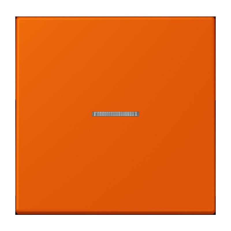 Jung - Abdeckung/Bedienelement für Installationsschalterprogramme Wippe 1fach m. Lichtleiter LC 990 KO5 260 orange vif (4320S)