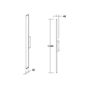Brumberg Leuchten - Decken-/Wandleuchte LED-Wandleuchte 60040103 3000K, graphit
