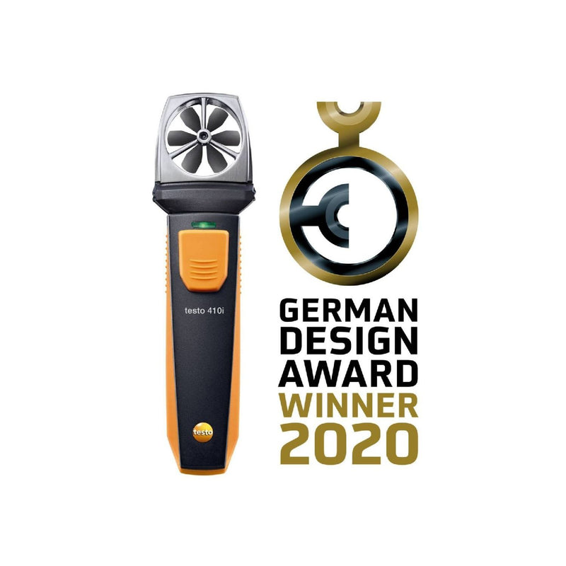 Testo - Messgerät für Umweltgrößen Flügelrad-Anemometer testo 410i mit Smartph.-Bedien