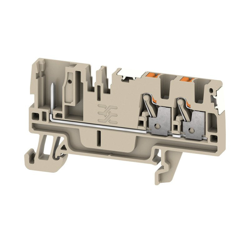 Weidmüller - Durchgangs-Reihenklemme Klemme APGTB 2.5 FT 3C/1 DL PUSH IN, 2.5 mm² − 50 Stück
