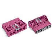 WAGO - Geräteanschluss für steckbare Gebäudeinstallation Snap-In-Stecker 770-795 5-polig,Kod. B,pink − 50 Stück