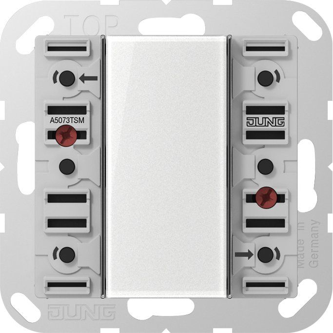 Jung - Bussystem-Tastsensor KNX Tastsensor-Modul A 5073 TSM Standard, 3fach