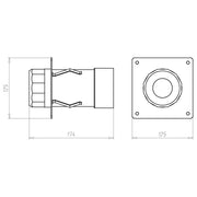 Kaiser - Brandabschottung Deckenschott System 9459-05 DS 90/74 mm