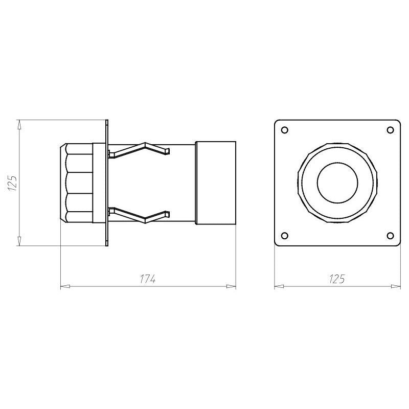 Kaiser - Brandabschottung Deckenschott System 9459-05 DS 90/74 mm