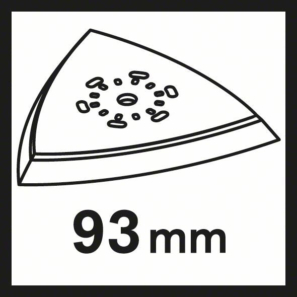 Bosch - Systemzubehör für Schleifen/Polieren (Akku/elektrisch/Druckluft) Schleifplatte Starlo 2609256956 AVI 93 G, 93mm
