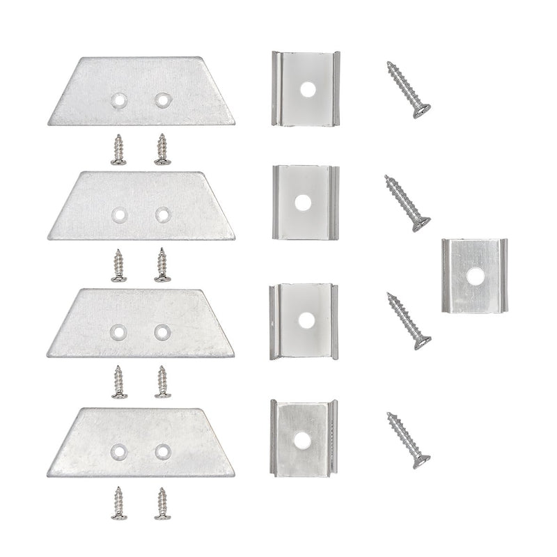Nobile - Zubehör/Ersatzteile für Lichtschlauch/-band Ersatzkit für Alu Profil 5011149909 Aufbau, alu − 1 Stück