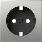 Gira - Zubehör/Ersatzteile für Installationsschalterprogramme Abd. SCHUKO-Steckd. 4920600 Edelstahl