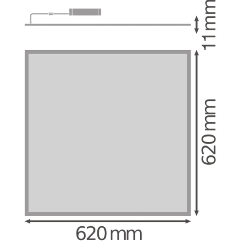 Ledvance - Decken-/Wandleuchte LED-Panel M625 BIOHCLPL625S40TWC.D. HCL, TW, DALI