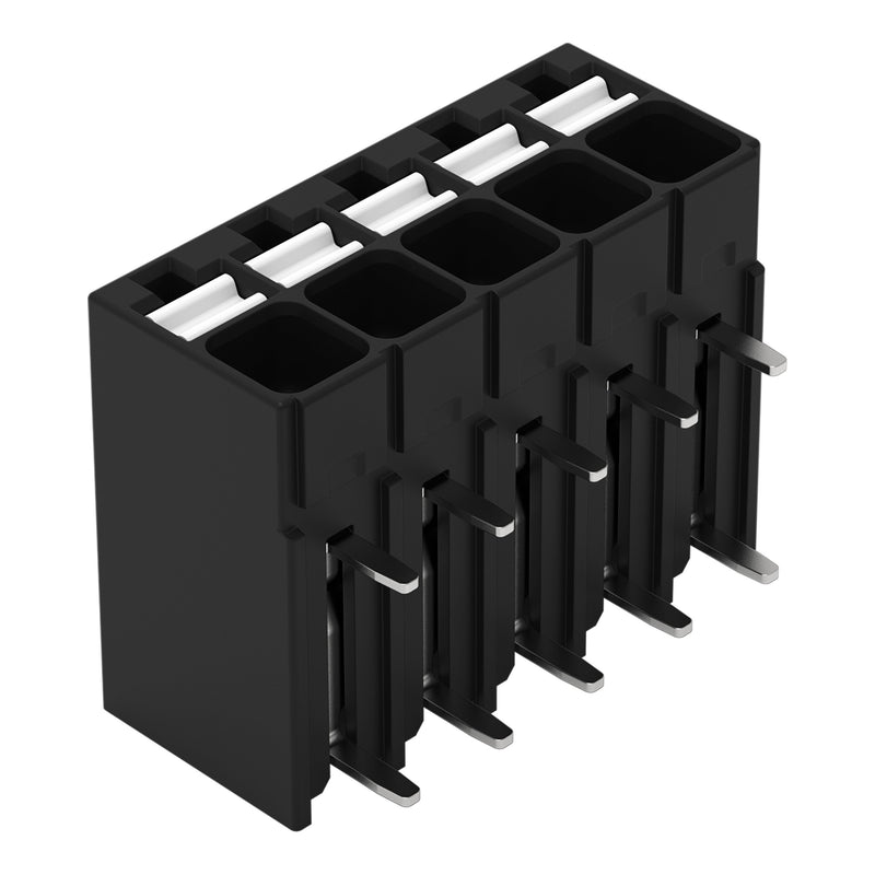 WAGO GmbH & Co. KG - Leiterplattenklemme THR-Leiterplattenklemme 2086-1205 Drücker,1,5mm²,sw − 180 Stück