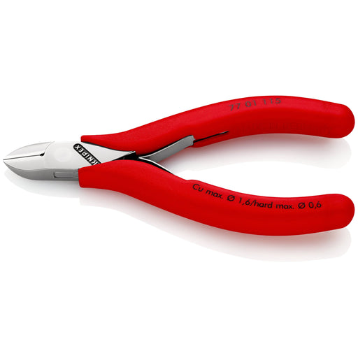 Knipex - Seitenschneider Elektronik-Seitenschneider 77 01 115 spiegelpoliert,115mm