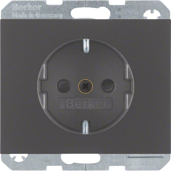 Berker - Steckdose SCHUKO-Steckdose 41357006 anthrazit matt, lack