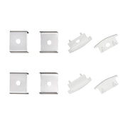 Nobile - Zubehör/Ersatzteile für Lichtschlauch/-band Ersatzkit für Alu T-Profil 5011146816 weiß − 1 Stück