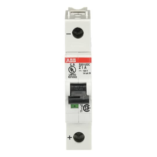 ABB Stotz S&J - Leitungsschutzschalter Sicherungsautomat S201UDC-Z1 14kA, 1A, 1-p