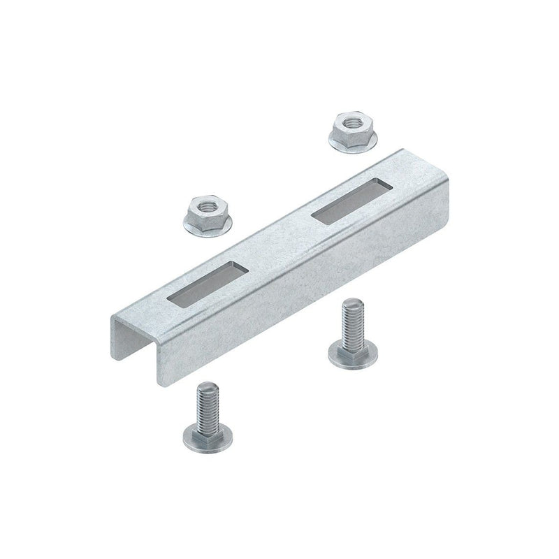 Niedax - Verbinder für Stiel/Profilschiene Schienen-Stoßverbinder SSV 4141 F