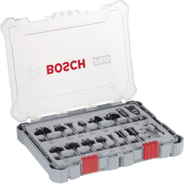 Bosch Power Tools - Werkzeugset PRO Nutfräser- Set, 2607017472 gemischt Schaft 8 mm  − 1 Stück

