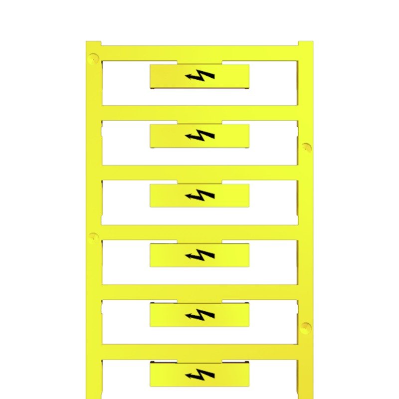 Weidmüller - Klemmenmarkierung Gruppen-Markierer WAD 12 MC B GE/SW − 32 Stück