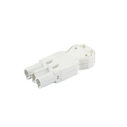Bachmann - Steckverbinder für steckbare Gebäudeinstallation Gerätestecker 375.517 weiss