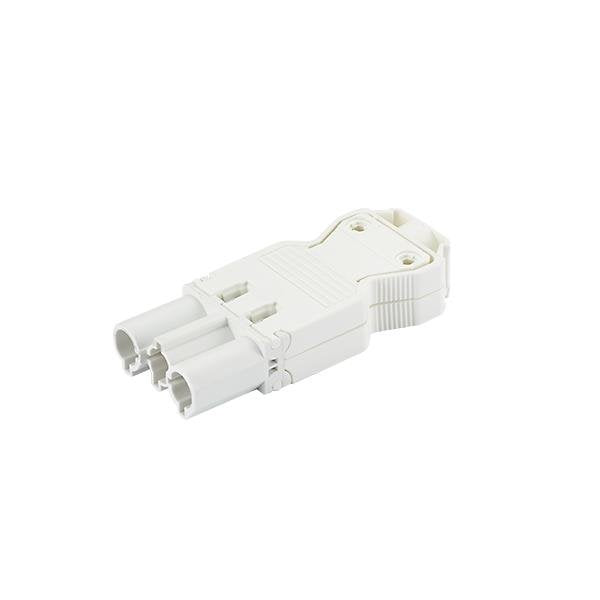 Bachmann - Steckverbinder für steckbare Gebäudeinstallation Gerätestecker 375.517 weiss
