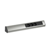 Bachmann - Mehrfachsteckdose CASIA Steckdosenleiste 2m 932.007 Edelstahl-Optik