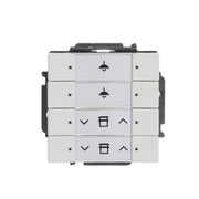 Busch-Jaeger - Bussystem-Tastsensor Tastsensor 4fach 6127/01-84 mit Busankoppler