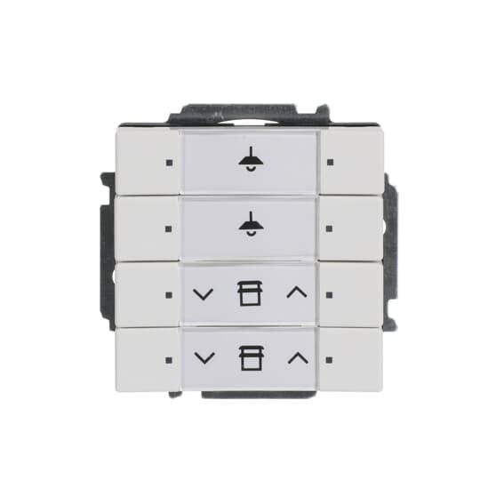 Busch-Jaeger - Bussystem-Tastsensor Tastsensor 4fach 6127/01-84 mit Busankoppler