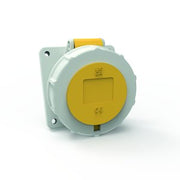 Bals Elektrotech - CEE-Anbausteckdose (IEC 60309) Anbausteckdose Neigung 128151 16A 5p 110V 4h IP67 − 10 Stück