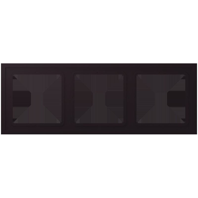 Jung - Abdeckrahmen Rahmen 3-fach LCZ 983 BF 248 noir divoire