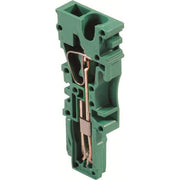 Weidmüller - Zubehör/Ersatzteile für Klemmen Einzelscheiben Stecker ZP 2.5/1AN GN