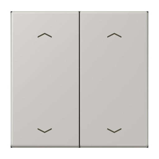 Jung - Abdeckung/Bedienelement für Installationsschalterprogramme Wippe mit Pfeilsymbolen LC 102 P 205 gris clair 31