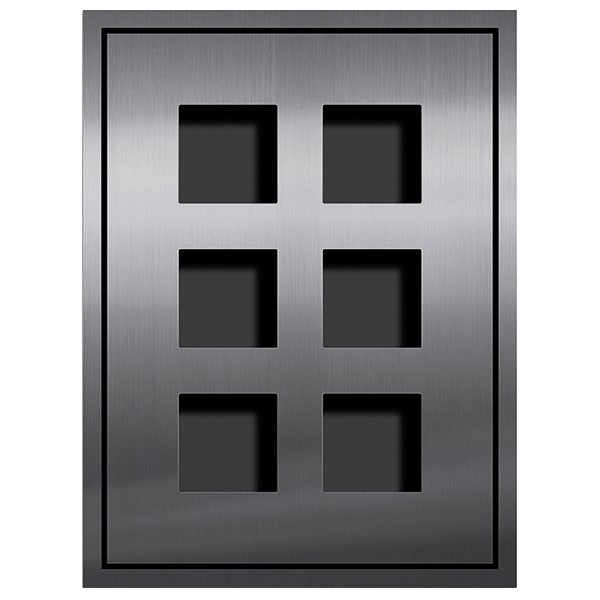 TCS Tür Control - Montageelement für Türstation Inputzmontageset ZAU2069-0030 2x3 AMI-Modul, 1-sp