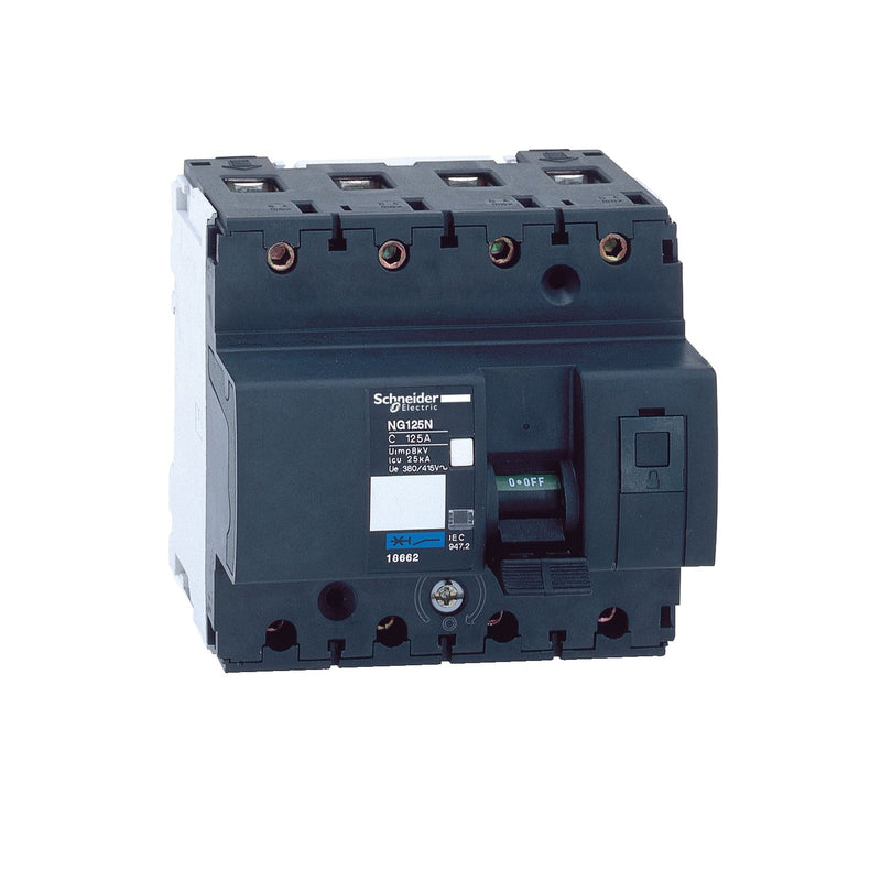 Schneider Electric - Leitungsschutzschalter Leistungsschalter 18660 100A C 4p NG125N