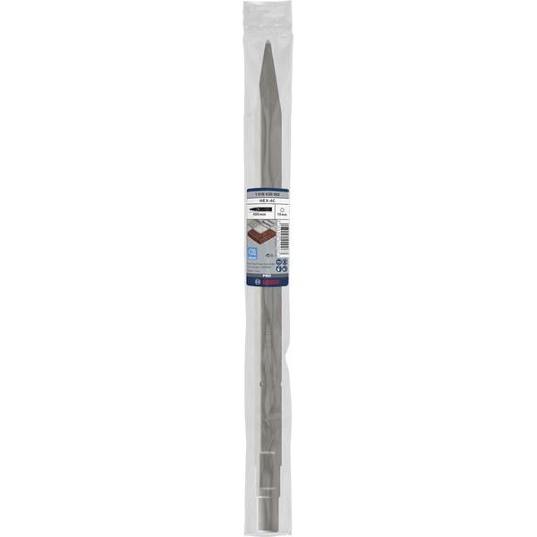 Bosch - Maschinenmeißel PRO Hex-4C Spitzmeißel 19 1618630002 mm 400 mm für