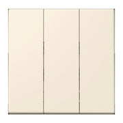 Jung - Abdeckung/Bedienelement für Installationsschalterprogramme Wippe 3fach LC 993 BF 245 blanc ivoire (4320B)