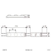 EVN Lichttechnik - LED-Modul 10er-Kette LCB30110 6500K IP67