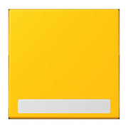 Jung - Abdeckung/Bedienelement für Installationsschalterprogramme Wippe 1fach m. Schriftfeld LC 990 NA 263 le jaune vif (4320W)